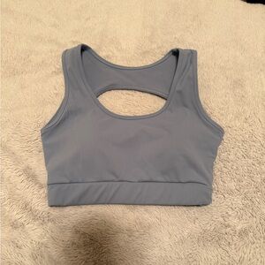 Stylish Women's Blue Sports Bra
